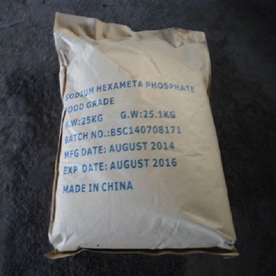 Hexametaphosphate SHMP νατρίου φωσφορικού άλατος φωσφόρου αλατισμένος βαθμός τροφίμων 68%