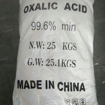 99.6% ελάχιστος Dihydrate CAS οξαλικού οξέος βαθμός βιομηχανίας ινών μαλλιού βοηθών Νο 6153-56-6 προστυμμάτων υφαντικός